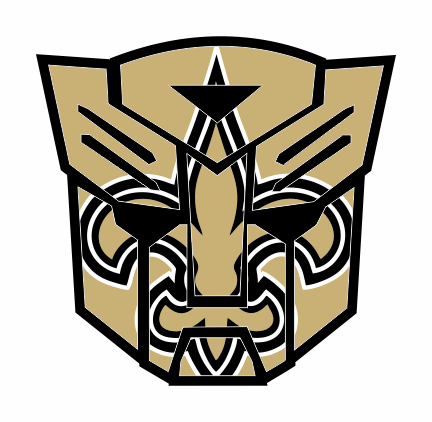 Autobots New Orleans Saints logo iron on paper